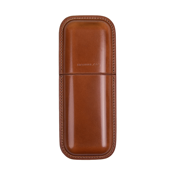 Molded Leather Cigar Case 
